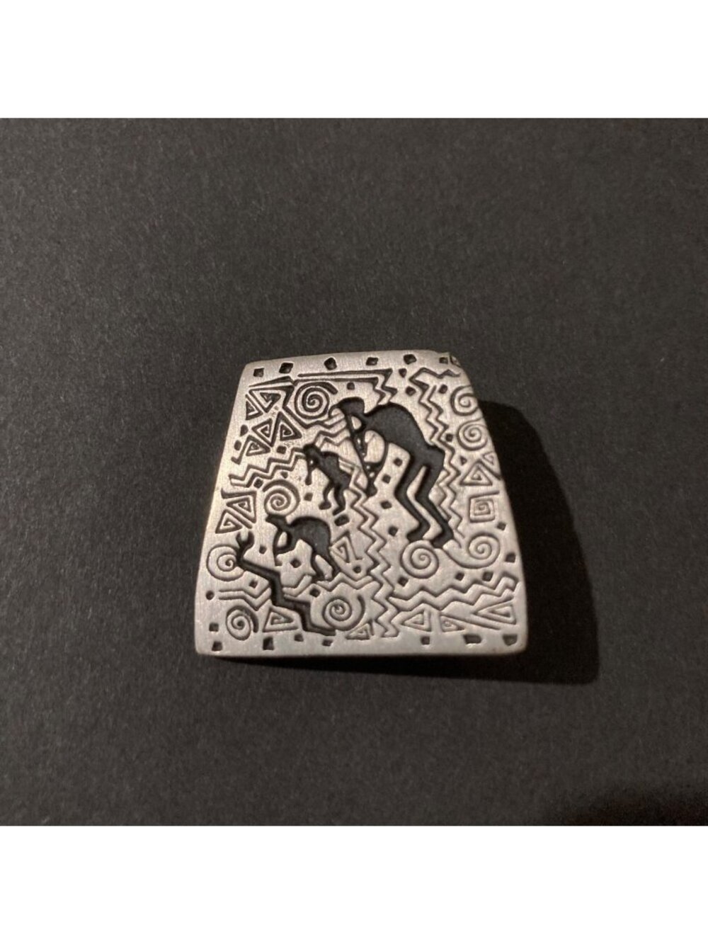 Vintage Alice Seely Urban Fetishes Pewter Brooch 1998